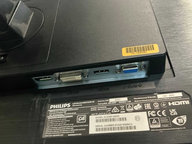 Philips 222s monitor (2x) - afbeelding 4 van  4
