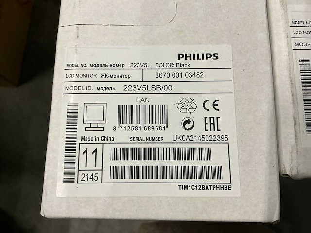 Philips 223v5l v line lcd monitor - afbeelding 3 van  3