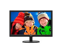Philips 223v5lsb v line lcd monitor - afbeelding 1 van  4