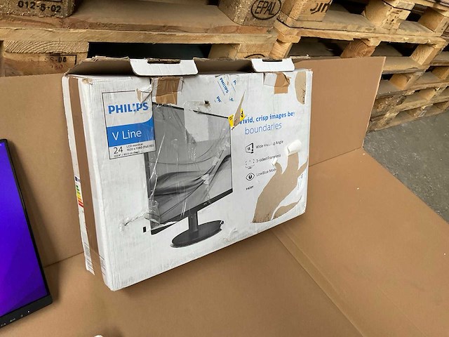 Philips 24 inch v line monitor - afbeelding 2 van  2