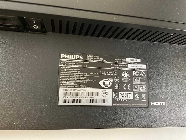 Philips (328b6q) 32”, 2560x1440 (qhd) ips monitor - afbeelding 7 van  7