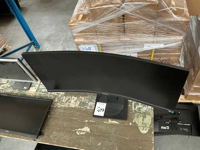 Philips 345b curved monitor 34” - afbeelding 2 van  3