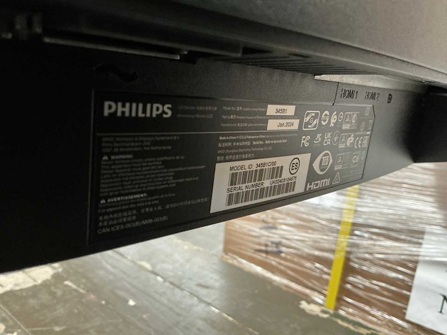 Philips 345b curved monitor 34” - afbeelding 3 van  3