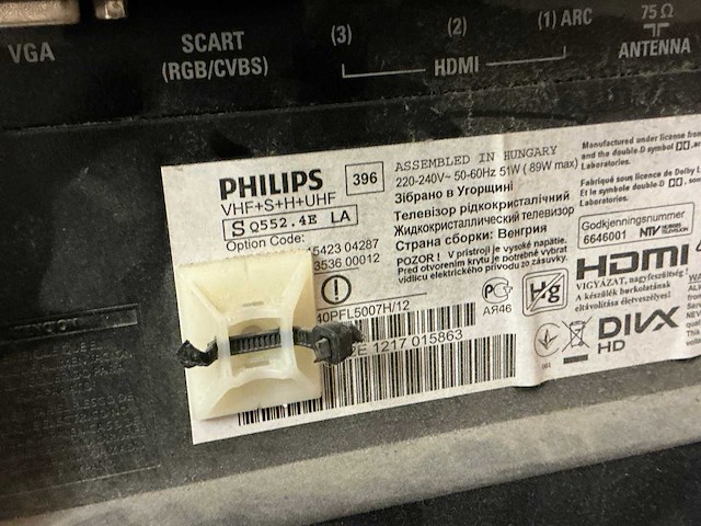 Philips 40pfl5007h/12 40” televisie (6x) - afbeelding 2 van  7