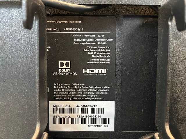 Philips 43pus6504 televisie - afbeelding 4 van  6