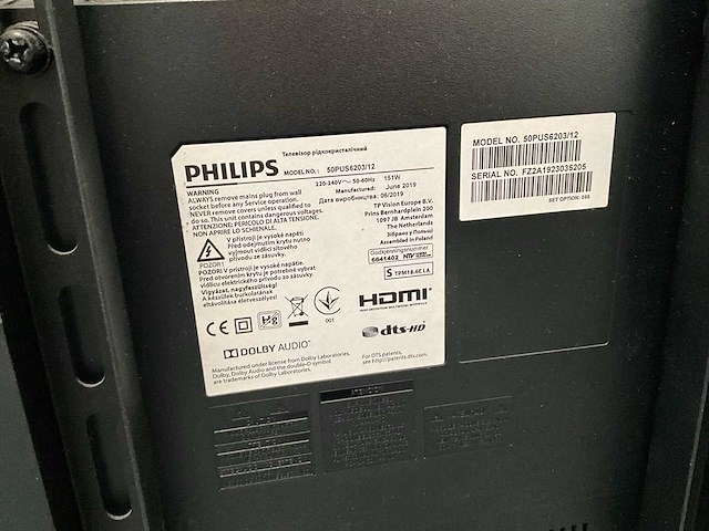 Philips 50pus6203 televisie - afbeelding 4 van  5