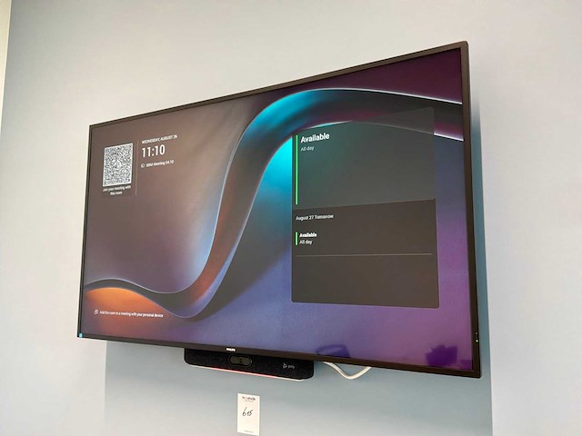 Philips 55bdl3650q 55" professioneel display met poly videoconferentiesysteem - afbeelding 1 van  5