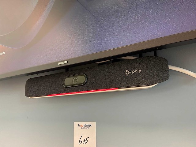 Philips 55bdl3650q 55" professioneel display met poly videoconferentiesysteem - afbeelding 2 van  5