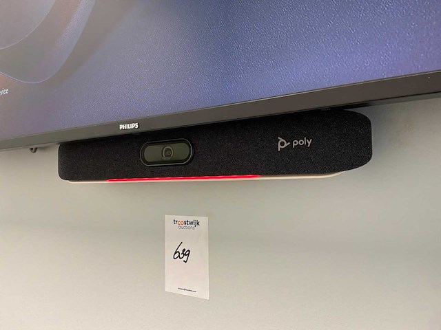 Philips 55bdl3650q 55" professioneel display met poly videoconferentiesysteem - afbeelding 1 van  5
