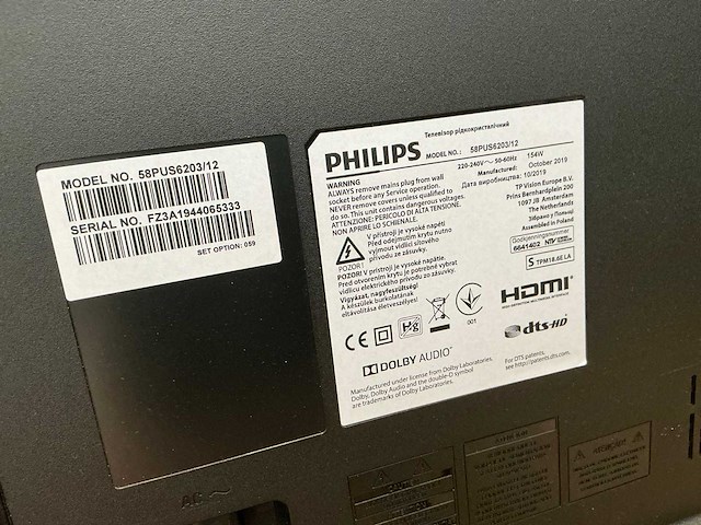 Philips 58pus6203/12 smart televisie - afbeelding 3 van  4