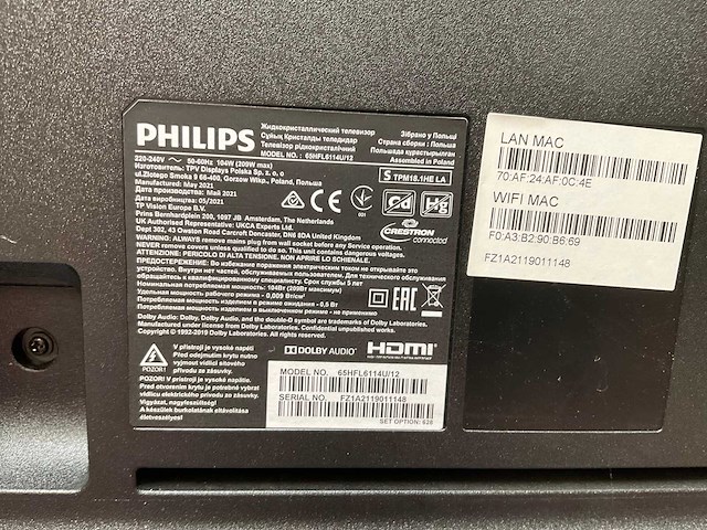 Philips 65hfl6114u/12 televisie - afbeelding 7 van  9