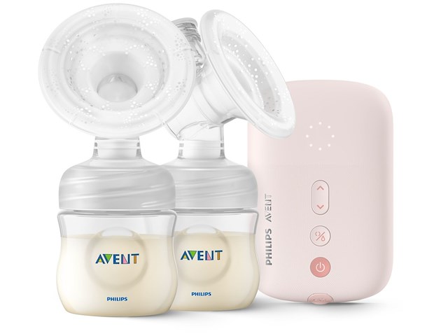 Philips avent dubbele elektrische borstkolf te gebruiken met snoer - afbeelding 1 van  3