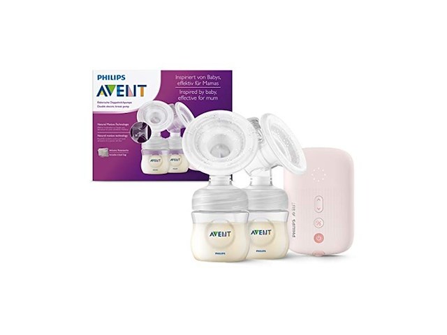 Philips avent dubbele elektrische borstkolf te gebruiken met snoer - afbeelding 3 van  3