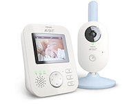 Philips avent scd835/26 babyfoon met camera wit lichtblauw - afbeelding 1 van  2