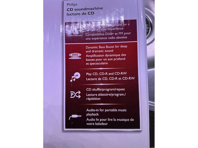 Philips azb55/12 dab+ radio/cd - afbeelding 3 van  7