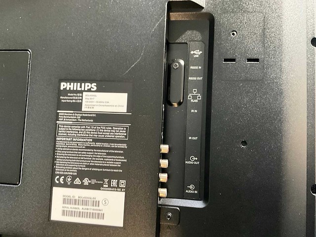 Philips bdl4330ql monitor - afbeelding 4 van  6