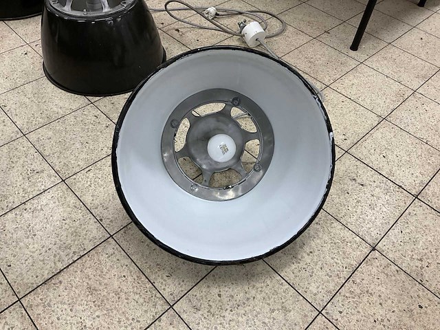 Philips circuit emaille hanglampen (3x) - afbeelding 3 van  6