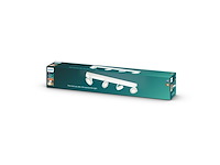 Philips clockwork opbouwspot 4 lichtpunten wit - afbeelding 2 van  3