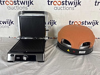 Philips contactgrill hd6301/90 – contactgrill | emerio pizzarette origineel – 6-persoons pizza-oven - afbeelding 1 van  1