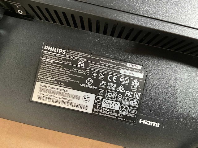 Philips crystal clear 328pa monitor - afbeelding 4 van  7