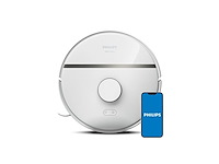 Philips homerun aqua xu3000/02 robotstofzuiger met dweilfunctie wit - afbeelding 1 van  6