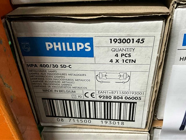 Philips hpa 400/30 sd-c zonnebank lamp à 4 stuks (18x) - afbeelding 2 van  3