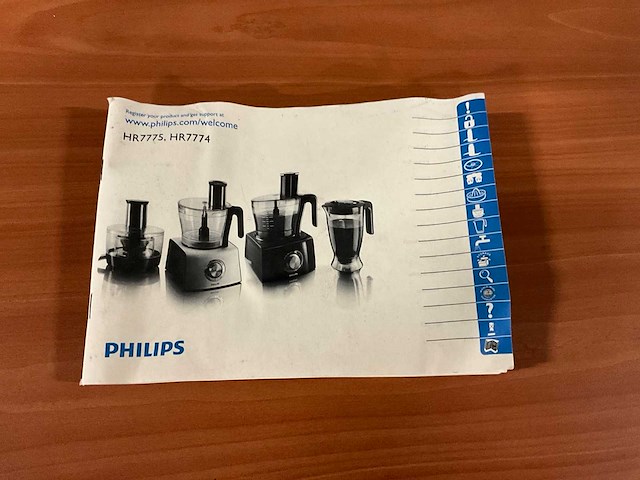 Philips hr7775 keukenmachine - afbeelding 2 van  10