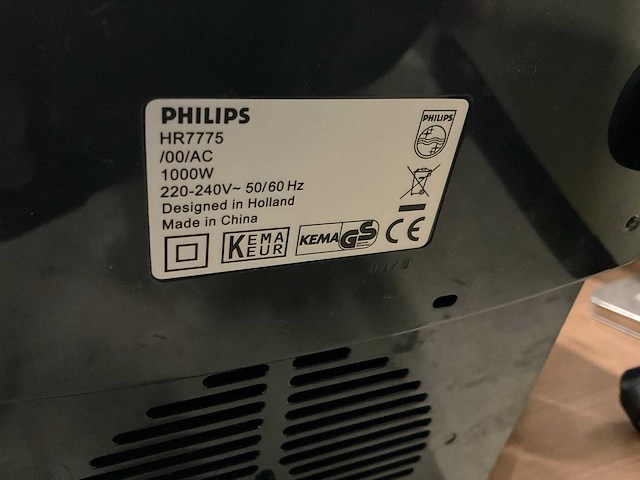 Philips hr7775 keukenmachine - afbeelding 10 van  10