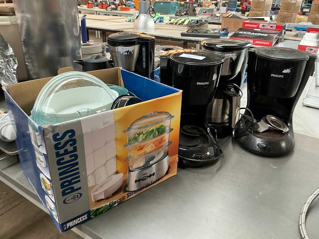 Philips koffiezetapparaat en steamer - afbeelding 1 van  3