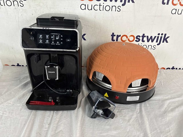 Philips lattego 2200 serie ep2231/40 - espressomachine - zwart/rvs | emerio pizzarette origineel - 6 persoons pizza oven - afbeelding 1 van  1