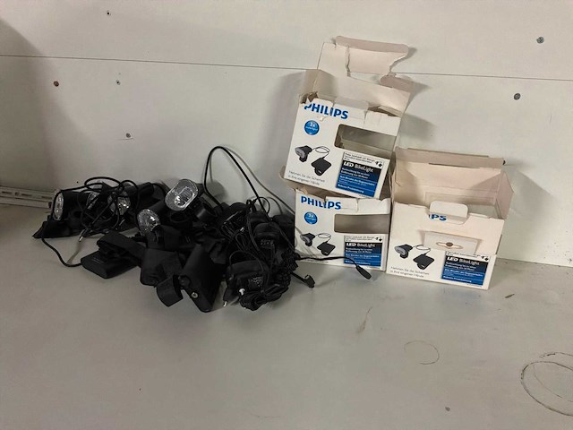 Philips led fietsverlichting (5x) - afbeelding 1 van  4