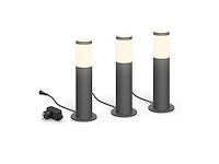 Philips led utrecht sokkellamp basisset voor buiten antraciet - afbeelding 4 van  6