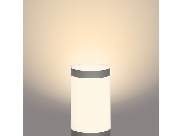 Philips led utrecht sokkellamp basisset voor buiten laagspanning antraciet warmwit licht 24 w - afbeelding 2 van  3