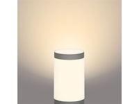 Philips led utrecht sokkellamp basisset voor buiten laagspanning antraciet warmwit licht 24 w - afbeelding 2 van  3