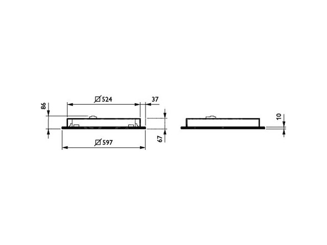 Philips luminaires powerbalance - inbouwarmatuur / rc360b (8x) - afbeelding 4 van  8