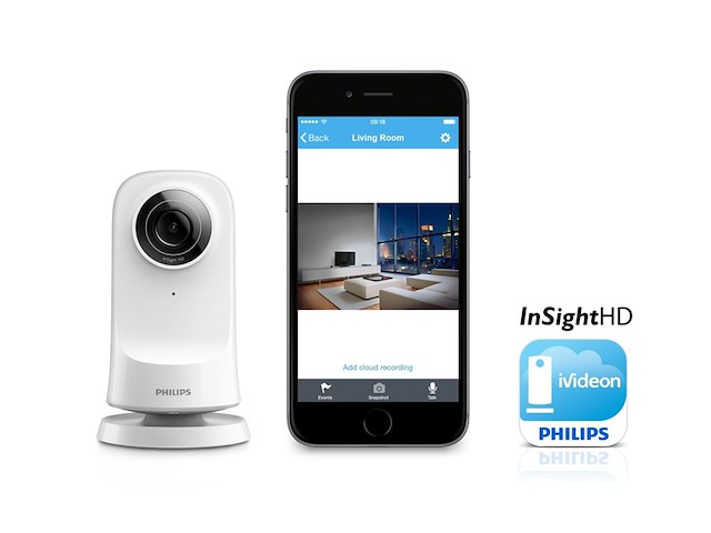 Philips m115e draadloze camera bewakingscamera's wit - afbeelding 1 van  3