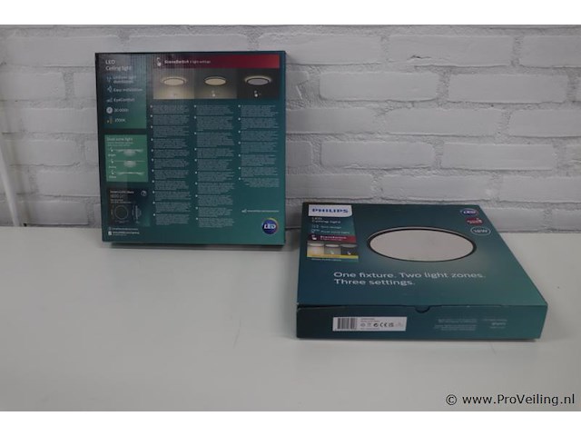 Philips ozziet plafondlamp cl570 - 2 stuks - afbeelding 1 van  7