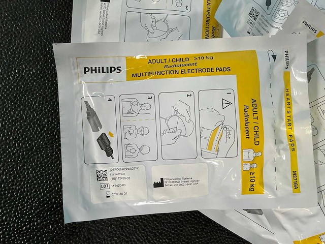 Philips plus/ radiolucent defibrillatorpads (15x) - afbeelding 3 van  3