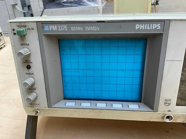 Philips pm3375 digital storage oscilloscope - afbeelding 3 van  7