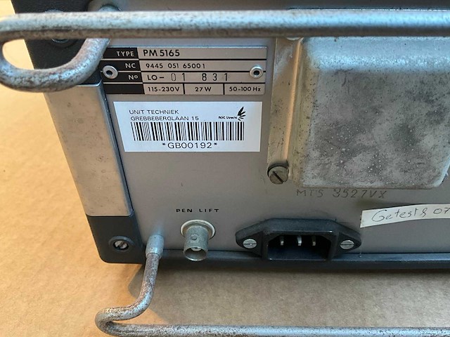 Philips pm5165 lf sweep generator 0.1 hz - 1 mhz - afbeelding 5 van  6