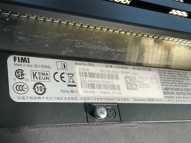 Philips q19chs lcd monitor - afbeelding 3 van  3