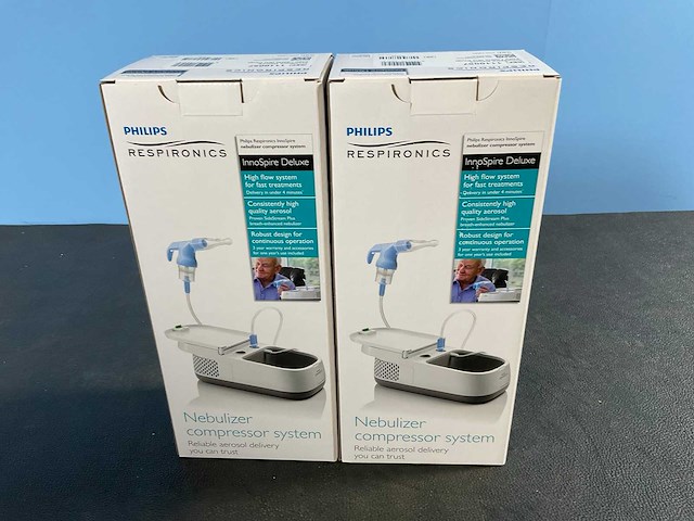 Philips respironics innospire deluxe vernevelcompressor (2x) - afbeelding 9 van  9