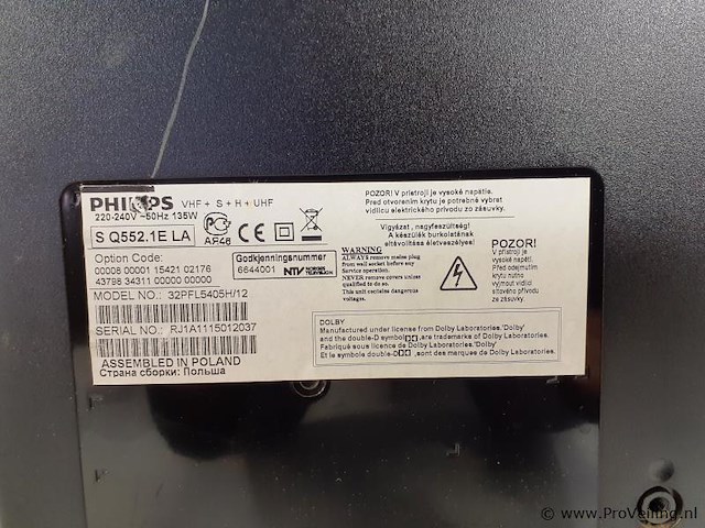 Philips s q552.1e la monitor, 32" - afbeelding 3 van  6