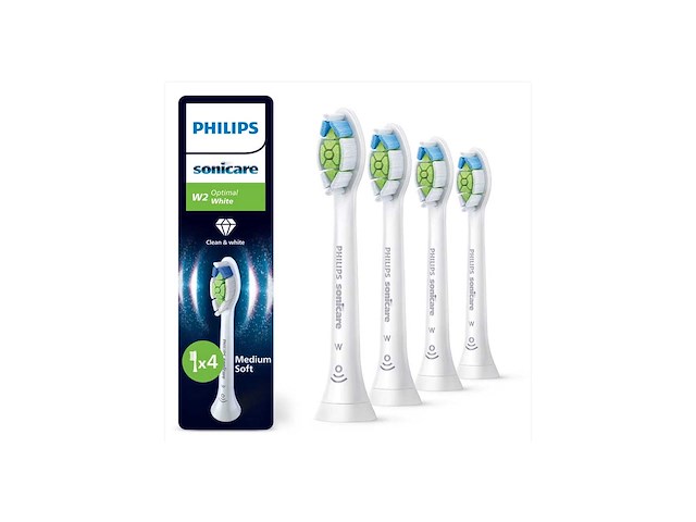 Philips sonicare opzetborstels optimal white w2 - opzetborstels (6x) - afbeelding 1 van  3