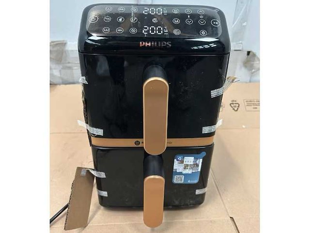 Philips stacked dual basket airfryer -10 liter -na462/70- - afbeelding 1 van  6
