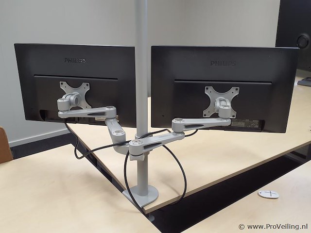 Philips v line lcd-monitor 223v5lsb/00 monitoren ( 2 stuks) met statief - afbeelding 2 van  3