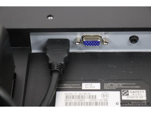 Philips v line lcd-monitor 241v8l/00 - 24" - afbeelding 5 van  7