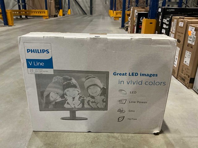 Philips v line lcd monitor - afbeelding 1 van  2