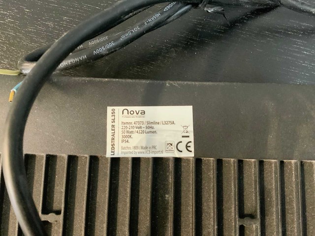 Philips/nova - qvf led bvp115/ledstraler sl350 - bouwlamp (4x) - afbeelding 10 van  13