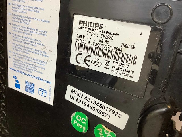 Phillips 2200 series koffie- & espressomachines - afbeelding 7 van  8